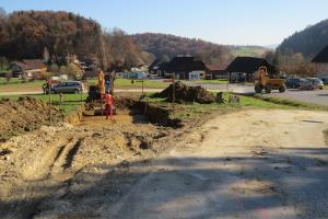 Gradnja pločnika Belo 2